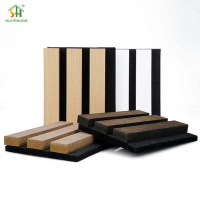 Un bon prix. Panneaux acoustiques en ardoise en bois 20 mm 25 mm Panneaux muraux sonores acoustiques 4x8 pieds en ligne