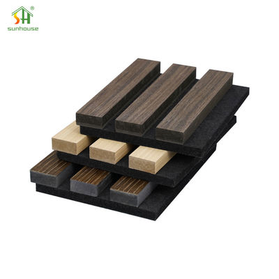 Un bon prix. Panneau mural acoustique en mousse de polyester MDF Panneau mural à dalles Réduction du bruit personnalisé en ligne