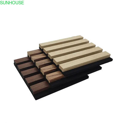 2400X600Mm High Quality Acoustic Slat Wall Panel Soundproof Wooden Panels for Home and Office for Living Room