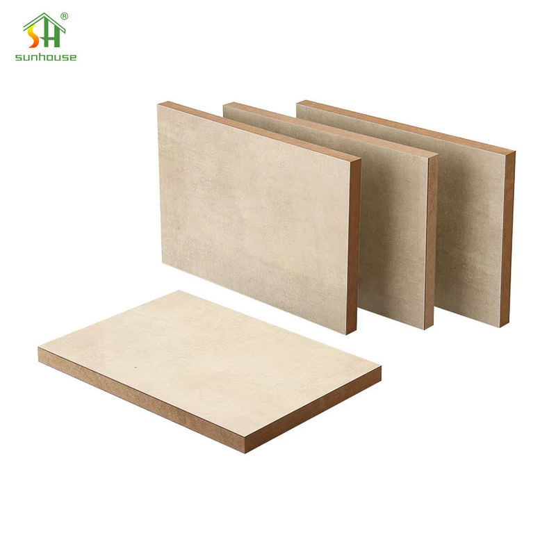 1220x2440mm Melamine MDF Board 4mm-25mm Thickness For Furniture Manufacturing