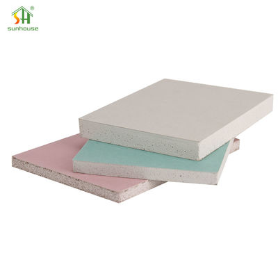 Planche de plâtre en gypse écologique légère 12 mm planche de plâtre à paroi sèche