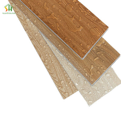 Plancher en vinyle SPC imperméable à l'eau 5 mm 48 pouces Résistant aux rayures Plancher SPC pour salle de bain
