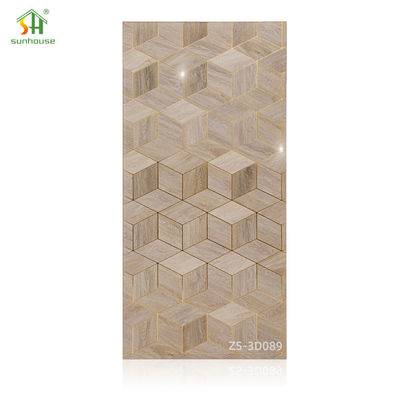 Éco-friendly 4x8ft marbre panneau mural acrylique 8 mm/10 mm d'épaisseur