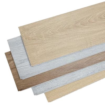 Un bon prix. Planche de revêtement de sol à noyau rigide SPC Click, grain de bois, pour décoration intérieure et extérieure en ligne